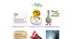 Desktop Screenshot of ducksandclucks.com